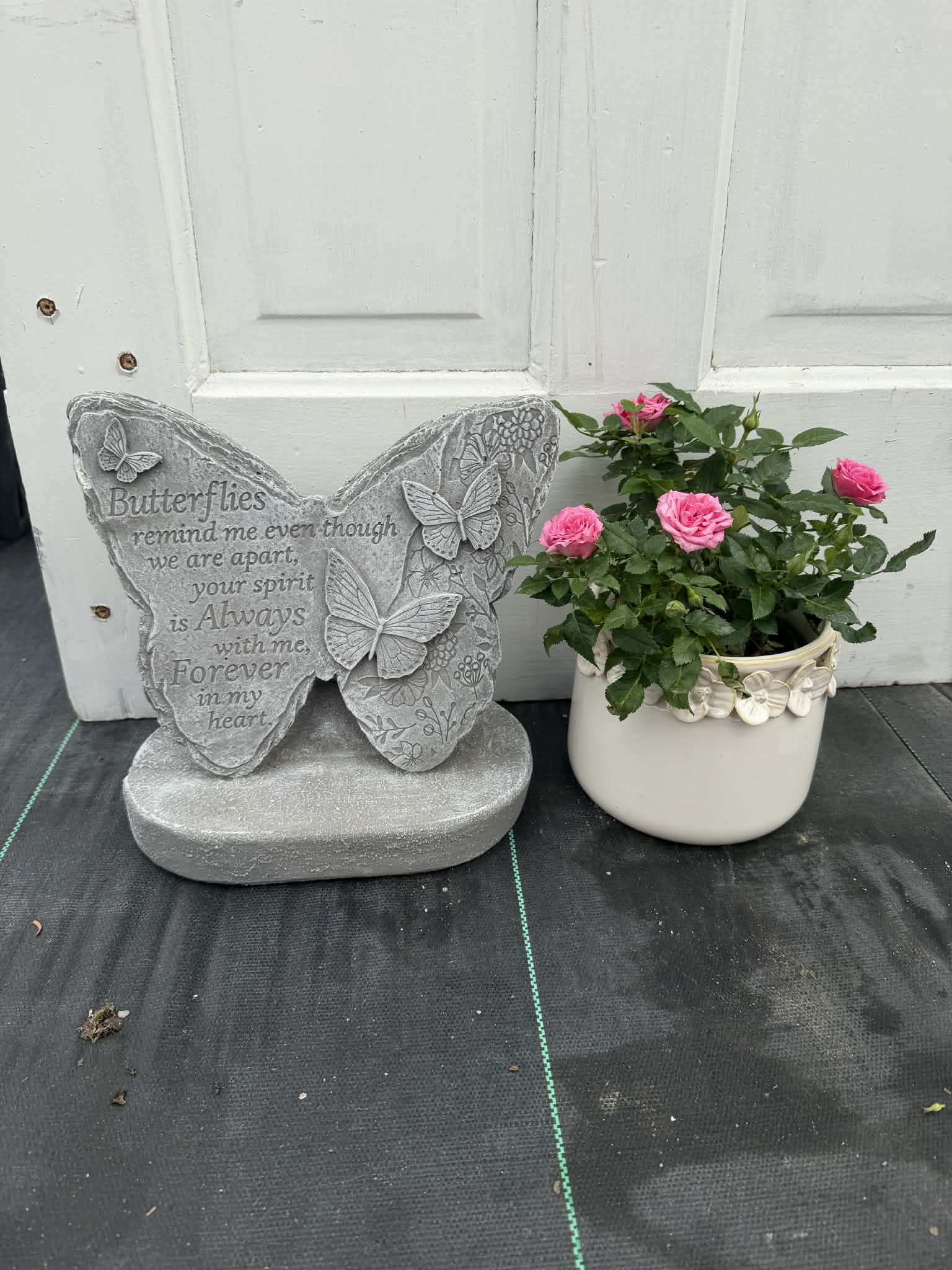 Butterflies Memorial Stone