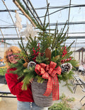 Mixed Evergreen Porch Pot Pick up December 7th-12th