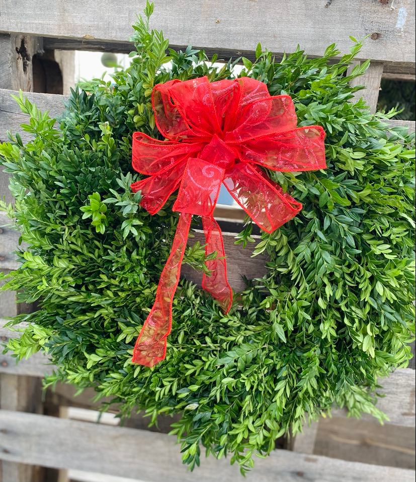 24" Boxwood Wreaths for Pick up November 30th-December 5th