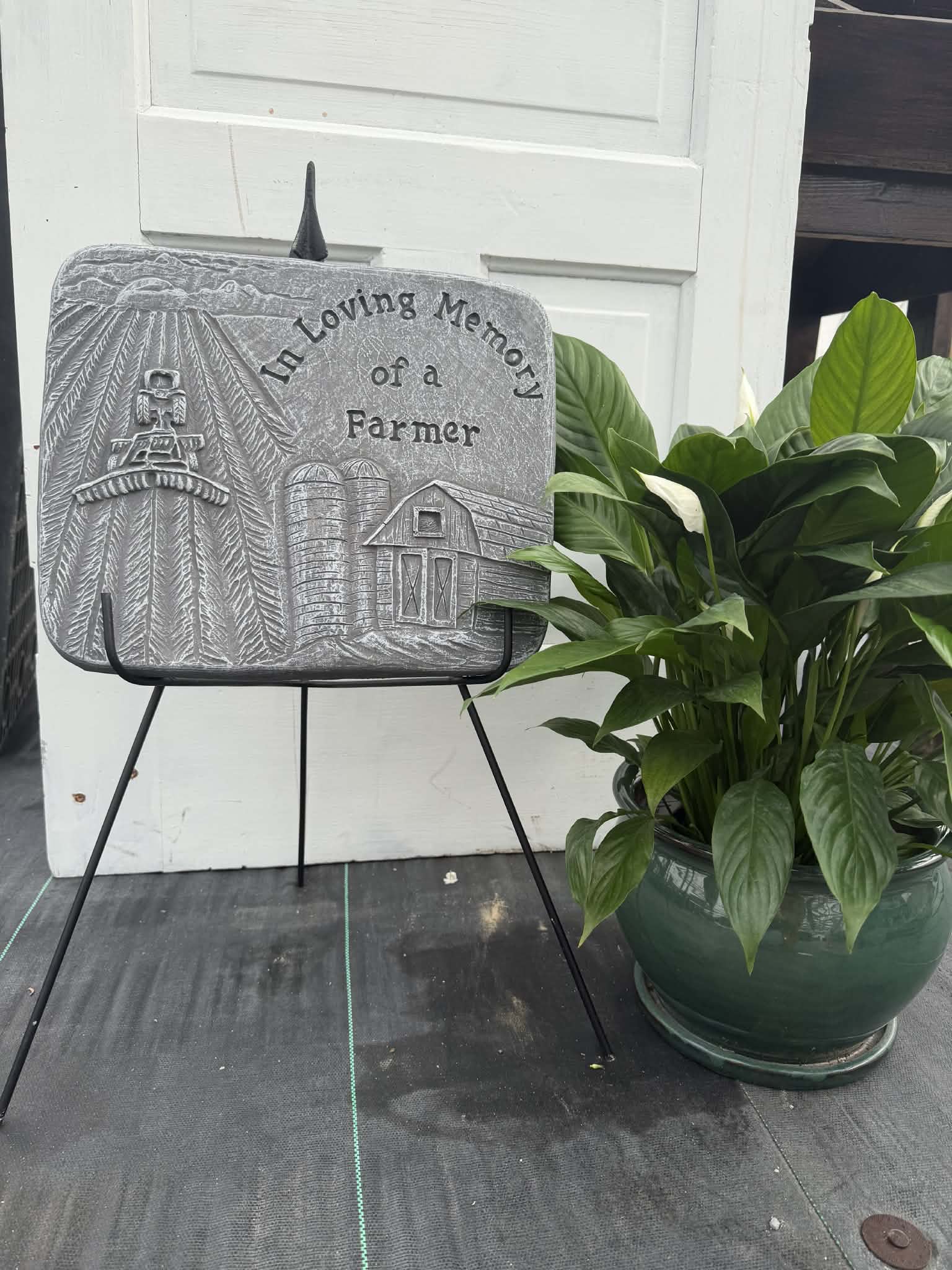 In Loving Memory of a Farmer Stone